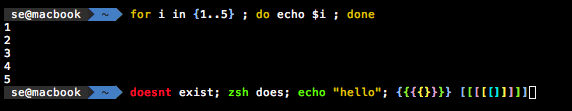 Zsh syntax highlighting